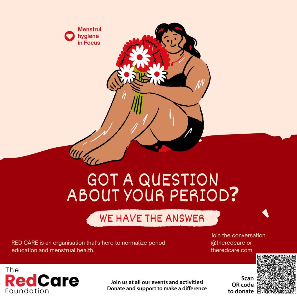 Menstruation is a natural process that half the world's population goes through. 
Yet, it's still stigmatized and misunderstood. 
Red Care is here to change that! 
Join us in spreading awareness and promoting menstrual health. 

#periods #menstruation #redcare #endperiodpoverty