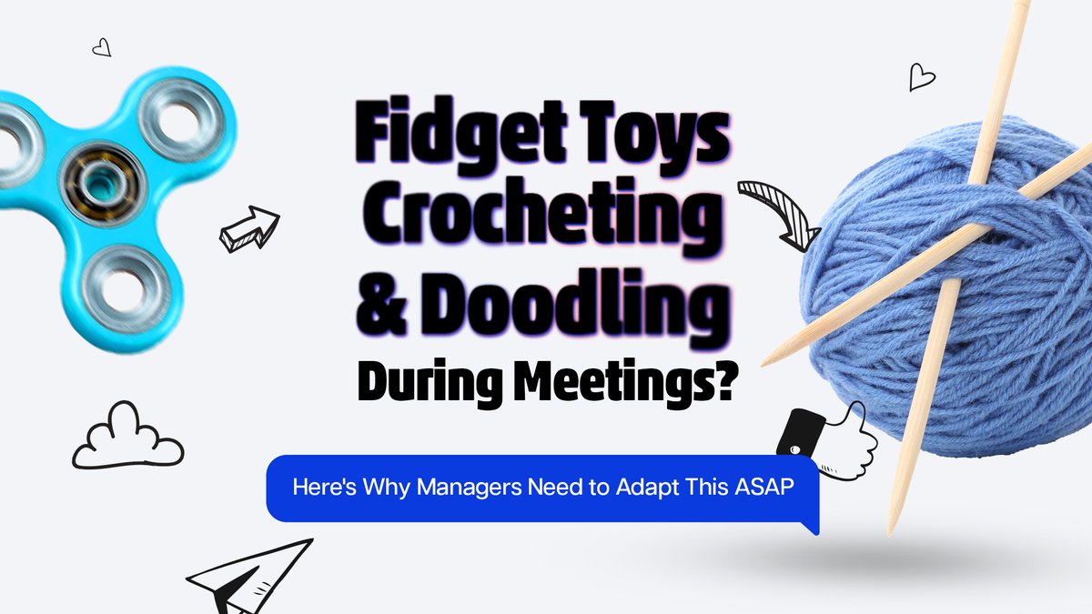 world_hire's tweet photo. Gen Z is embracing tactile activities to stay engaged during video meetings, but managers are struggling to accept it. Here's why managers need to adapt. 

Read full report: https://t.co/7VIOqzg7hn
.
.
.
.
#FidgetToys #WorkplaceTrends #GenZ #EmployeeEngagement #MeetingStrategies https://t.co/GtUOZVD6mj