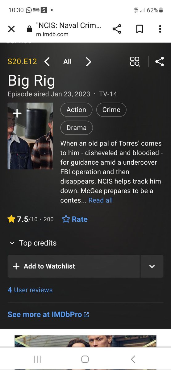 Watched this episode last night.  The opening shot was of <a href="/RoyalNavy/">Royal Navy</a> dock yard in Portsmouth.  But episode had nothing to do with anything related to <a href="/MaryRoseMuseum/">The Mary Rose</a> #Portsmouth or even the UK. Baffled us. #Royalnavy <a href="/NCIS_CBS/">NCIS on @ncisverse</a> <a href="/DisneyPlus/">Disney+</a> <a href="/WValderrama/">Wilmer Valderrama</a> <a href="/BrianDietzen/">Brian Dietzen</a>