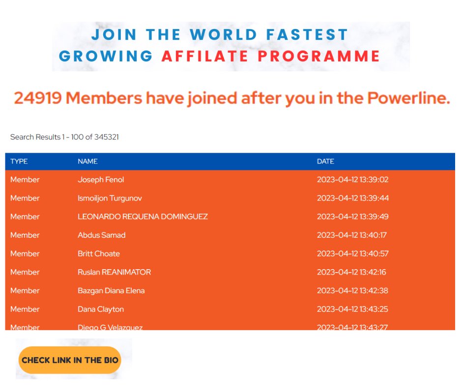 olive_nft's tweet photo. Earn $2047.. Every Month with..
The Worlds Fastest Growing Affiliate Program
6 Types of Affiliate Commission 
9785 People Joining The Program Every Single Day..
Use this Link It is FREE to Join : 
https://t.co/tn7YriH5f7 https://t.co/K0okyC2g8o