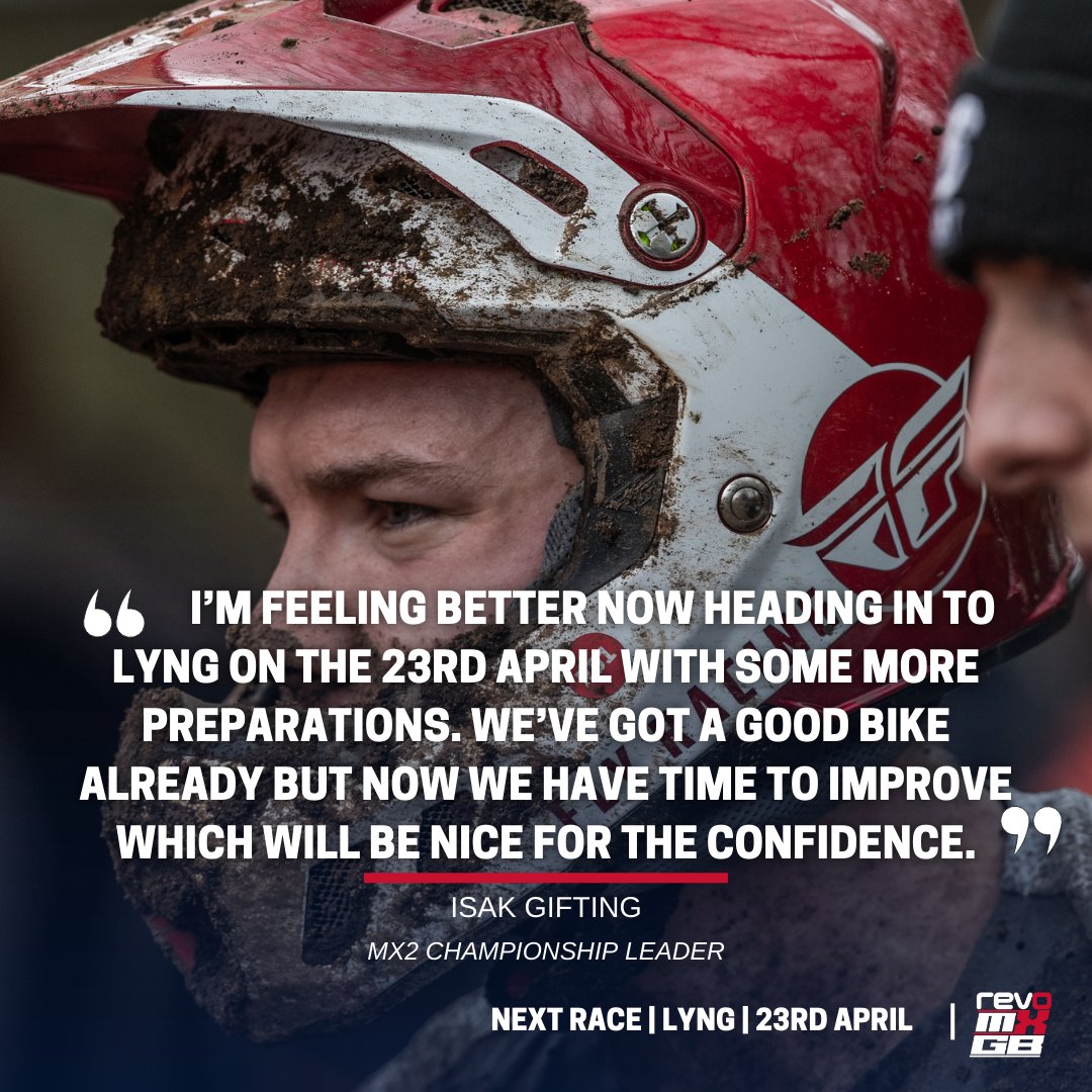 🔥 Isak Gifting had an intense week leading up to the first round of the REVO ACU British Motocross Championship.  The Swedish rider is now looking to continue his perfect start to the season when his 426 Motorsport team head to Lyng this weekend
rhlactivities.com/events/lyng-20…