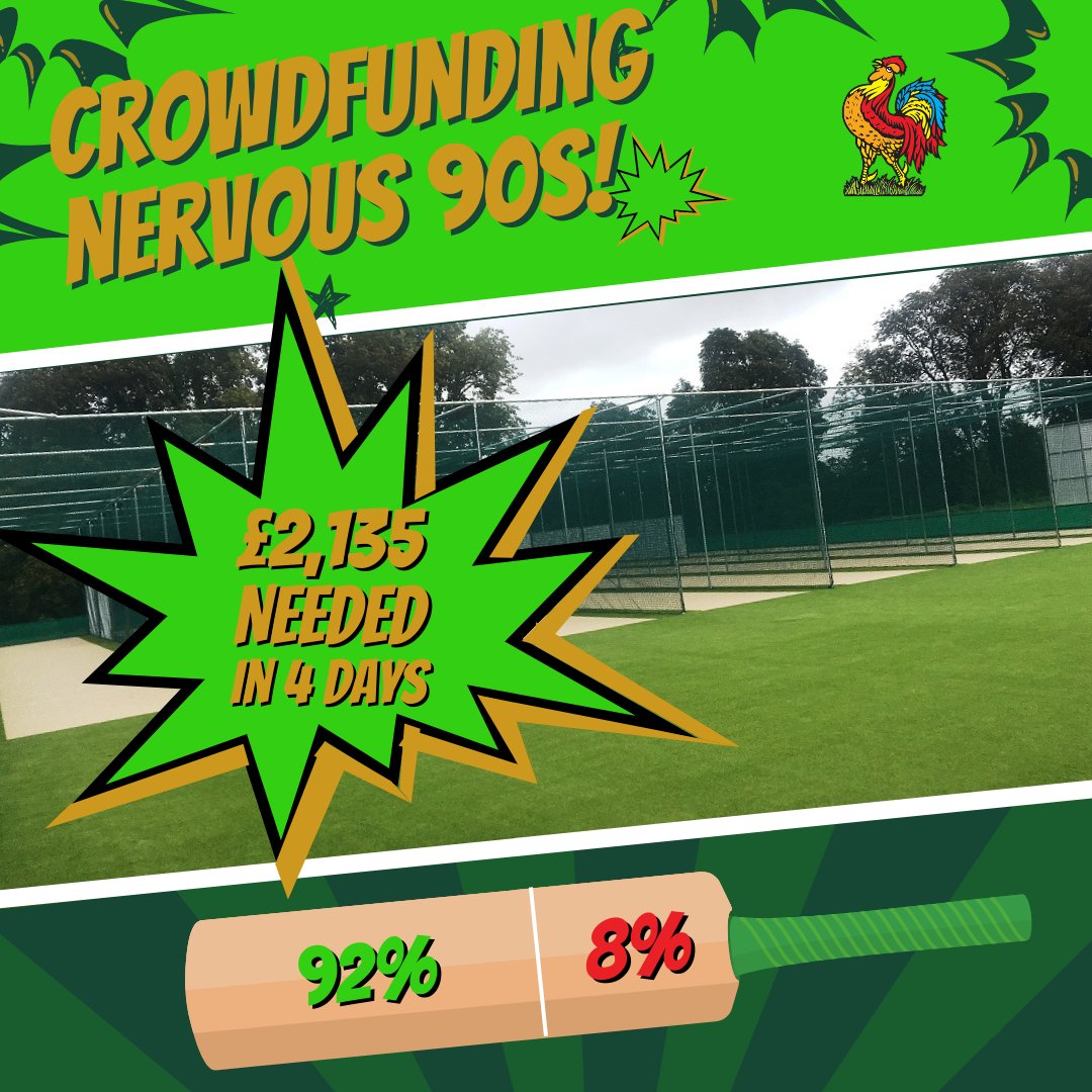 HarrogateCC's tweet photo. We're in to the nervous 90s! Having raised over £700 at a club social raffle on Saturday night, we're now 92% of the way there. Just over £2,000 to raise in 4 days to complete our crowdfunding raise.

Can you or your business help us reach the 100 mark?

https://t.co/Hgt4IkWFAr https://t.co/YA5xBEDI3E