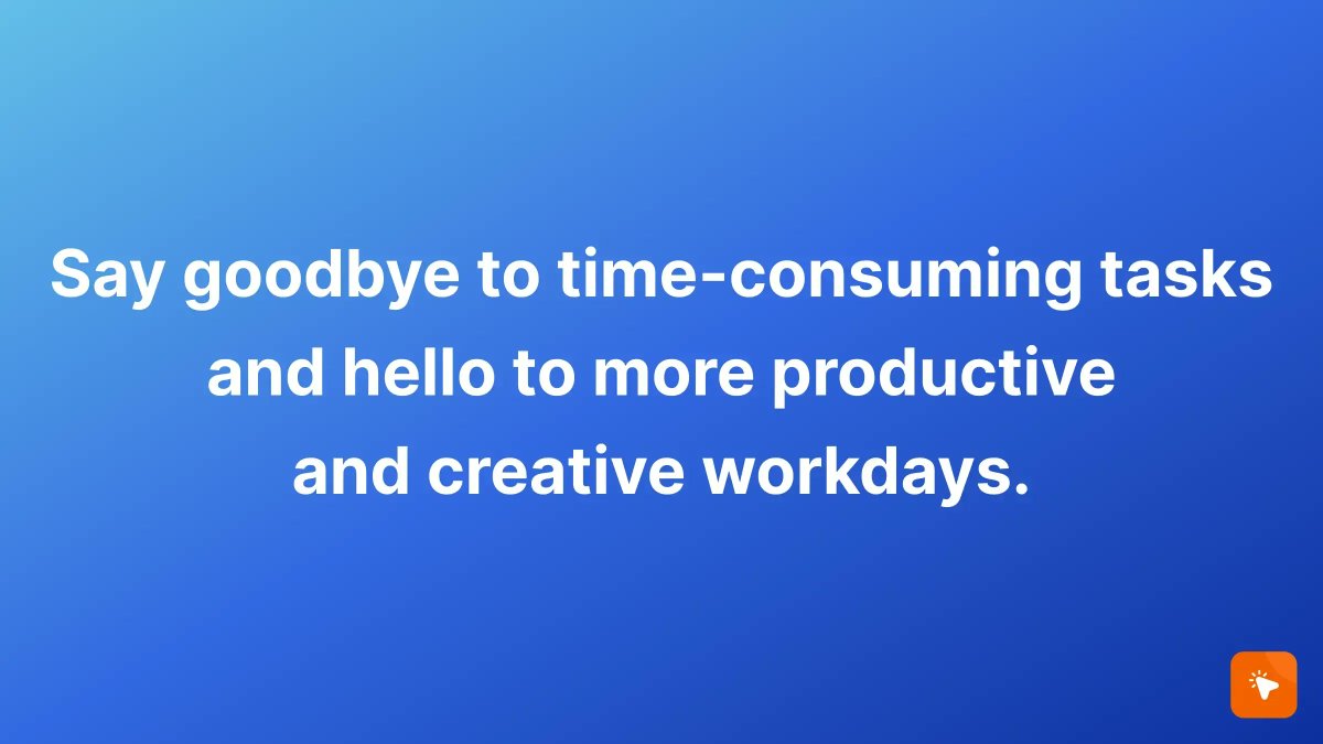 clickable_so's tweet image. Say goodbye to time-consuming tasks and hello to more productive and creative workdays. With Clickable, you can streamline your workflow of creating ads with generative AI.  #GenerativeAI #Clickable