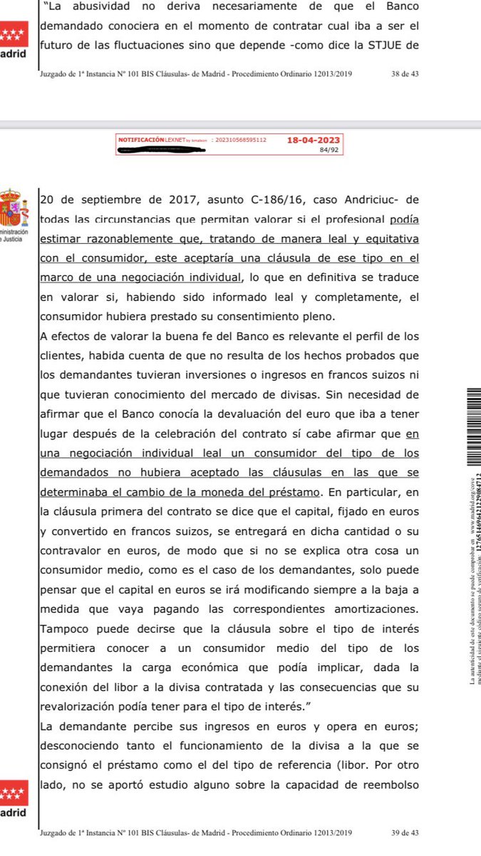 OSerrano_'s tweet image. Iniciamos la semana con una nueva huelga de funcionarios de justicia, pero estamos on fire: 2 Sentecias del T.Supremo y 1 de instancia socios @asufin_ anulando cláusula de préstamos multidivisa de #BBVA #caixabank #bankinter