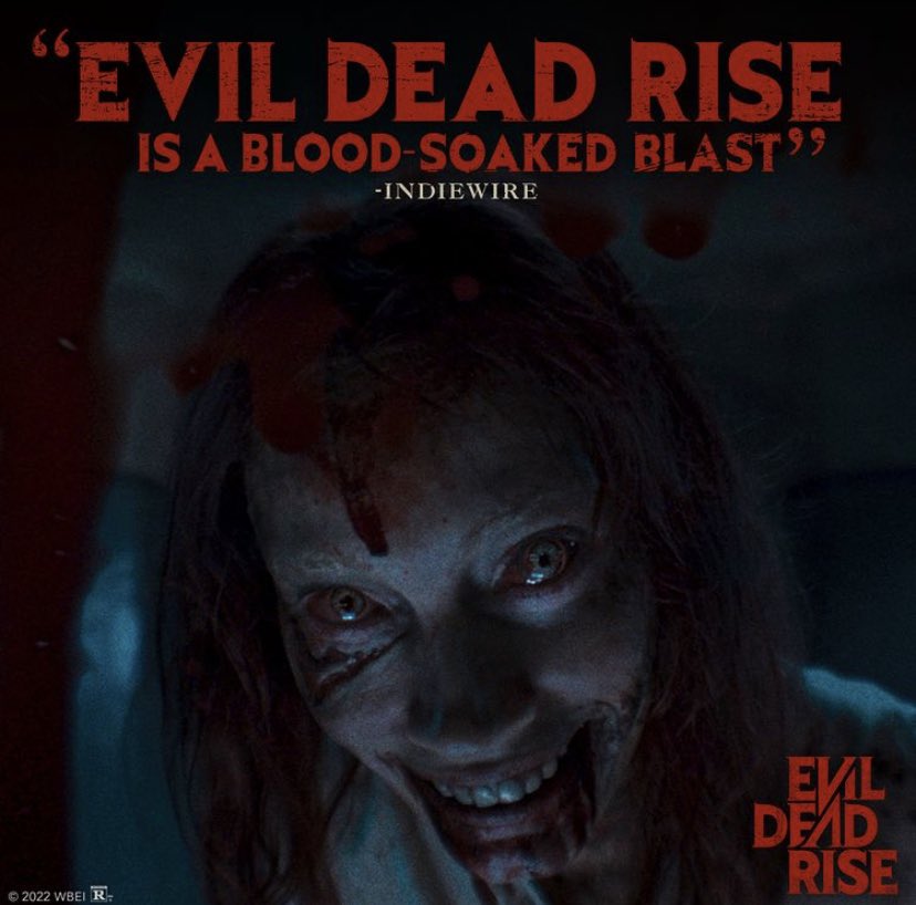 milleniumgray's tweet photo. у грядущего #EvilDeadRise режиссера Ли Кронина внушительные 96% свежести на Томатах и тонны положительной критики. can’t wait 🩸 https://t.co/WFZvPsKtcm