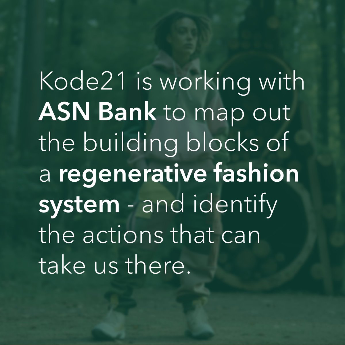 KodeTwentyOne's tweet photo. Fashion brings joy and has taken many workers out of poverty - but the price has been too high in terms of emissions, pollutions and social abuses. 

With ASN bank we aim to find out how these impacts can be turned into a net-positive: for people, for climate and for nature. https://t.co/0DqvjssVWM