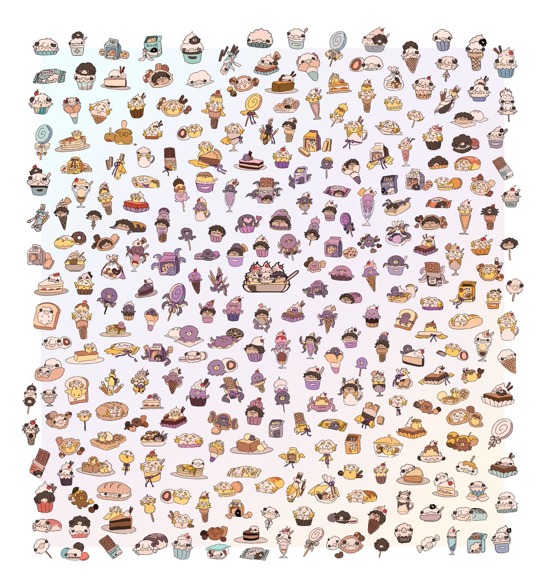 blossemku's tweet photo. ขนมโอไรออน286ชิ้น 🤲✨
#DacapoArt #KrakenLust #BaabelArt https://t.co/tnYoooja61