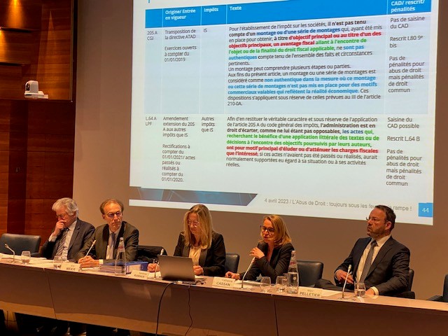 Prochaine rediffusion le 19 et 20 avril sur "l'Abus de droit: toujours  sous les feux de la rampe !" inscriptions sur tickets-iacf.Fr