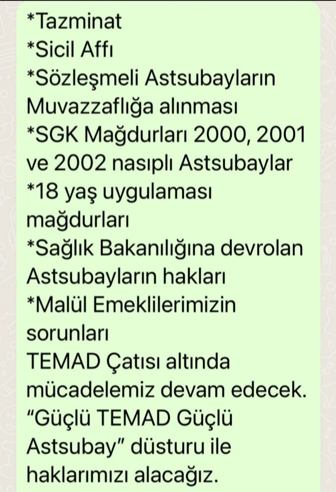 Arif52434616's tweet photo. #GüçlüTemadGüçlüAstsubay
Astsubaylar Haklarını İstiyor
TEMADTEKYÜREK🇹🇷
@RTErdogan @dbdevletbahceli @kilicdarogluk @NureddinNebati @suleymansoylu @tcsavunma @_hulusiakar @AhmetAYDIN_02 @HMBakanligi @meralaksener
@CHPMuratBakan @DursunAtas38 
@umitozdag @yilmaz_ismet58 @DurgenHamza https://t.co/UO2FYCfuuf