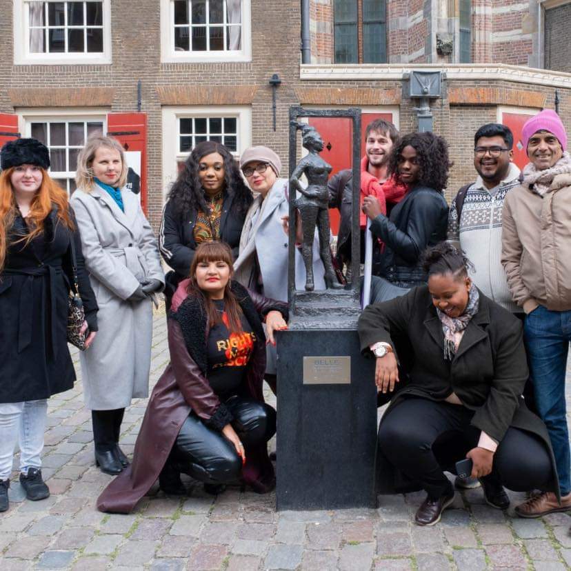 Last week we had another great exchange meeting with sex worker rights activists, experts & funders from @redumbrellafund at PIC ❤️. There is so much we learn from each other and ways to support & encourage one another! 🙌 #BelleStatue #SexWorkIsWork 📷 Vera Rodriguez