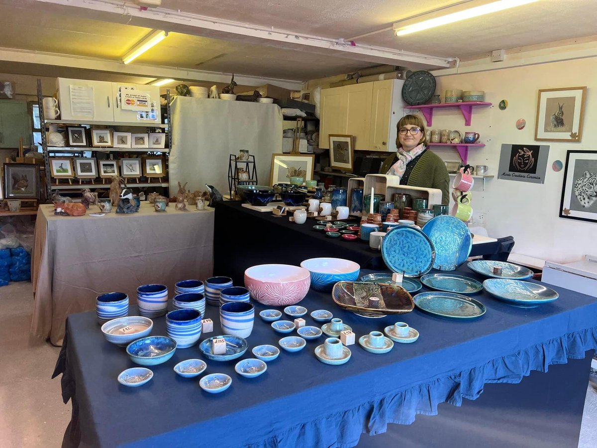Had a great weekend and lots of lovely visitors @YorkOpenStudios with Marta creations, we are open again next weekend Sat & Sun 10-5 we are venue 27… hope to see you there :) #creativestudioyork #yorkopenstudios #ceramics #art #studio #york #yorkmakers #sculpture #paintings
