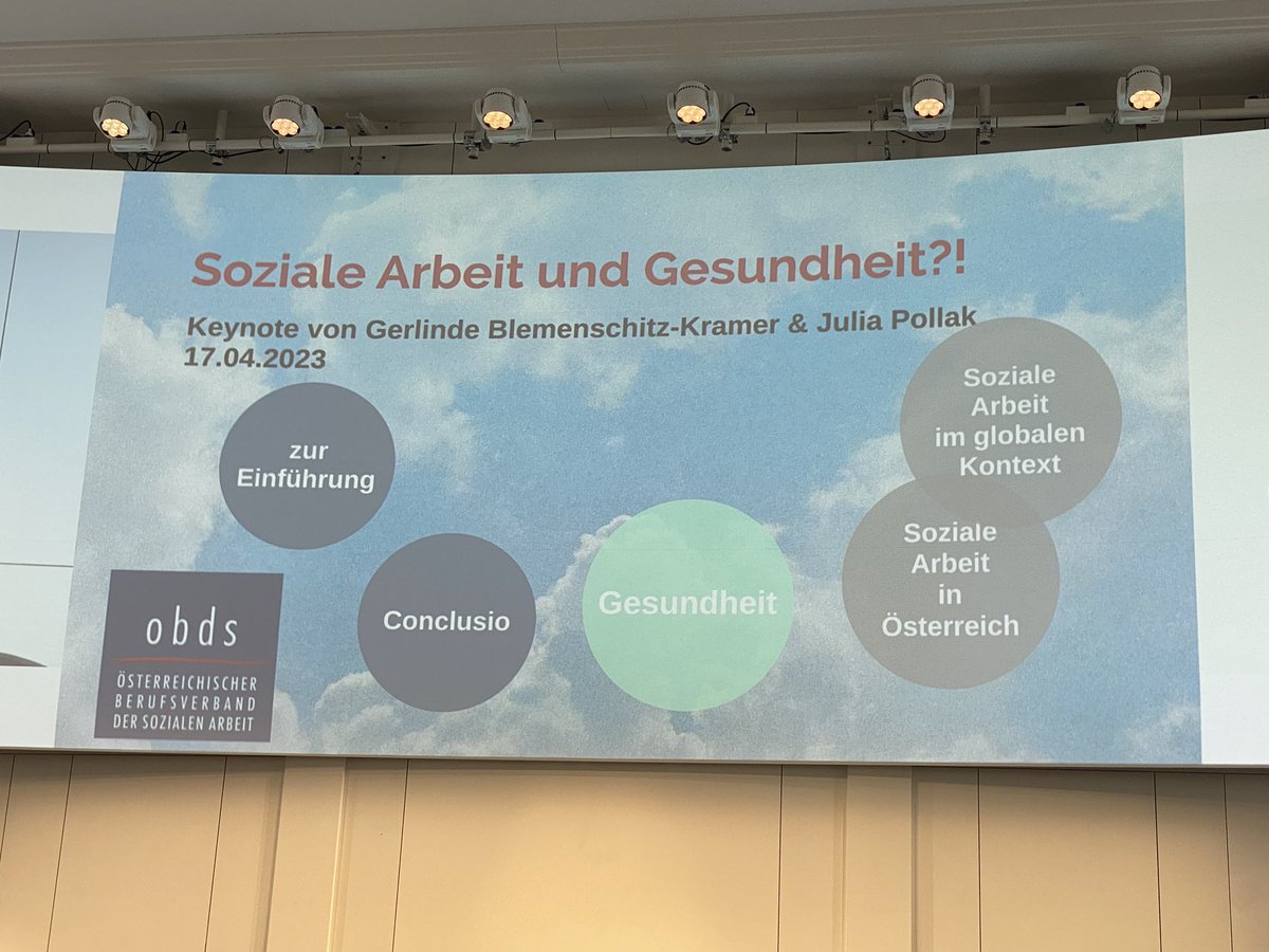 13julie12's tweet photo. #SozialeArbeit und Gesundheit?! 
Gerlinde Blemschitz-Kramer &amp; Julia Pollak sprechen. #obds https://t.co/cc3RTBfHPV