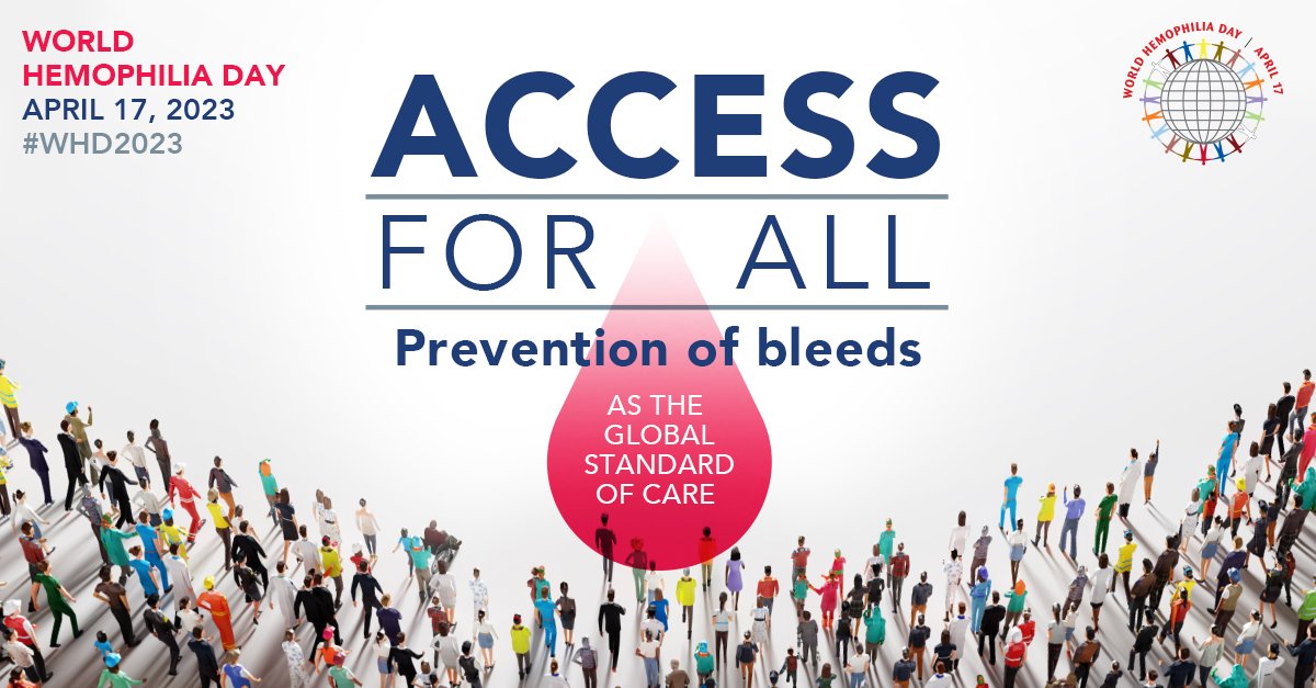 Today's #WorldHaemophiliaDay🩸Let's raise awareness and advocate for improved access to treatment and care for people with bleeding disorders around the world🌍. We are grateful for the hard work of #EAHAD community for its incredible job in supporting people with #haemophilia.