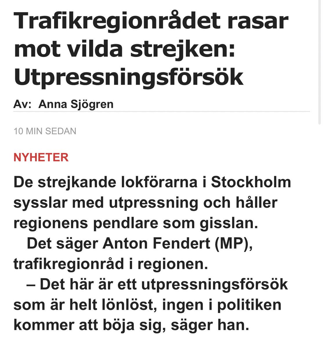veolenes's tweet photo. Det rödgröna styret är en skam för Stockholm. https://t.co/YeA7b61yLy