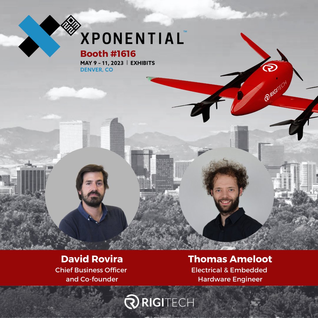 Quick reminder for any attending this year's edition of AUVSI in Denver, come find us at *Booth 1616* with the Swiss Pavilion team! 🇨🇭 

#dronedelivery #dronelogistics #dronesoftware #rigitech #dronesforgood #AUVSI #AUVSI2023 #Xponential