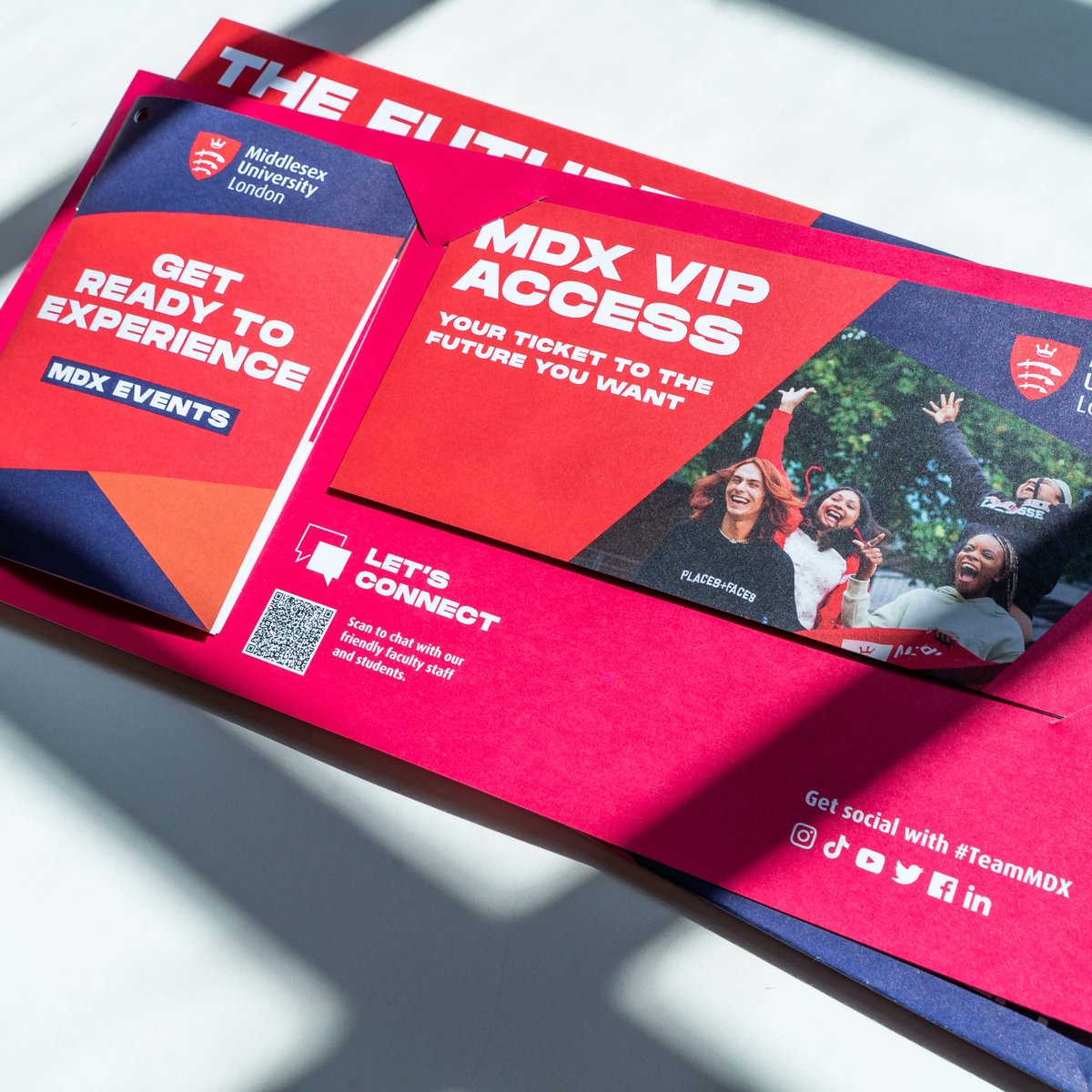 hudsonfuggle's tweet image. What a lineup! We recently helped @MiddlesexUni mark a key stage of its #studentrecruitment campaign – an offer holders event – with a festival-inspired #mailer, featuring a VIP ticket, food and drink vouchers, and the all-important What's On guide. See you down the front?