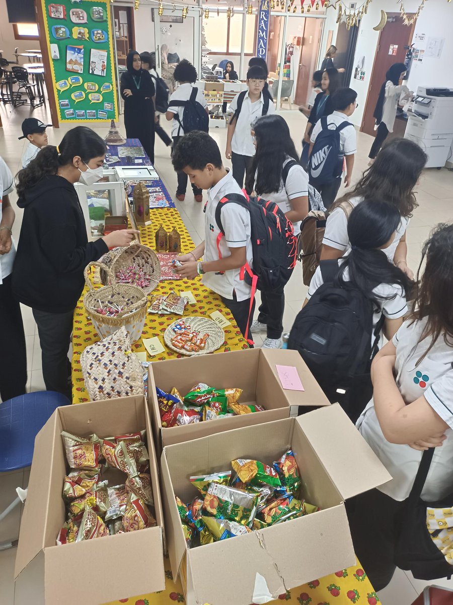 RIS_Arabic's tweet photo. #Ramadan spirit and Time Out in @RIS_primary @RIS_secondary was incredible! Culture, food drive, charity, games، discussions and more!!
@RISabudhabi @Taaleem #رمضان_كريم https://t.co/GrVWnHAEQw