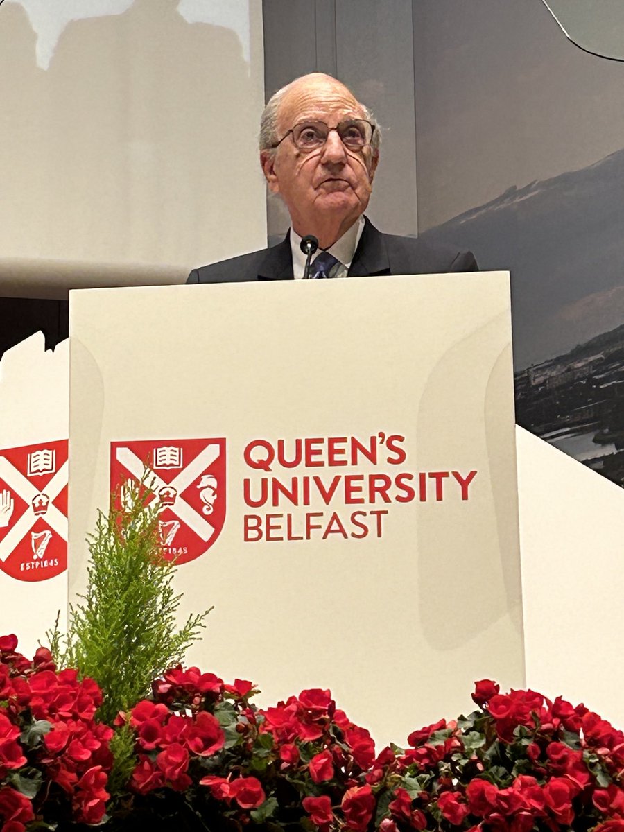 Eamon Ryan (@eamonryan) on Twitter photo George Mitchell just gave a remarkable address at #Agreement25 in <a href="/QUBelfast/">Queen's University Belfast 🎓</a> “Peace may come dropping slowly but when it settles it confirms the humanity in all of us. Northern Ireland is a good place with good people. We need you to again show what’s possible. Don’t let it slip” George Mitchell just gave a remarkable address at #Agreement25 in <a href="/QUBelfast/">Queen's University Belfast 🎓</a> “Peace may come dropping slowly but when it settles it confirms the humanity in all of us. Northern Ireland is a good place with good people. We need you to again show what’s possible. Don’t let it slip”
