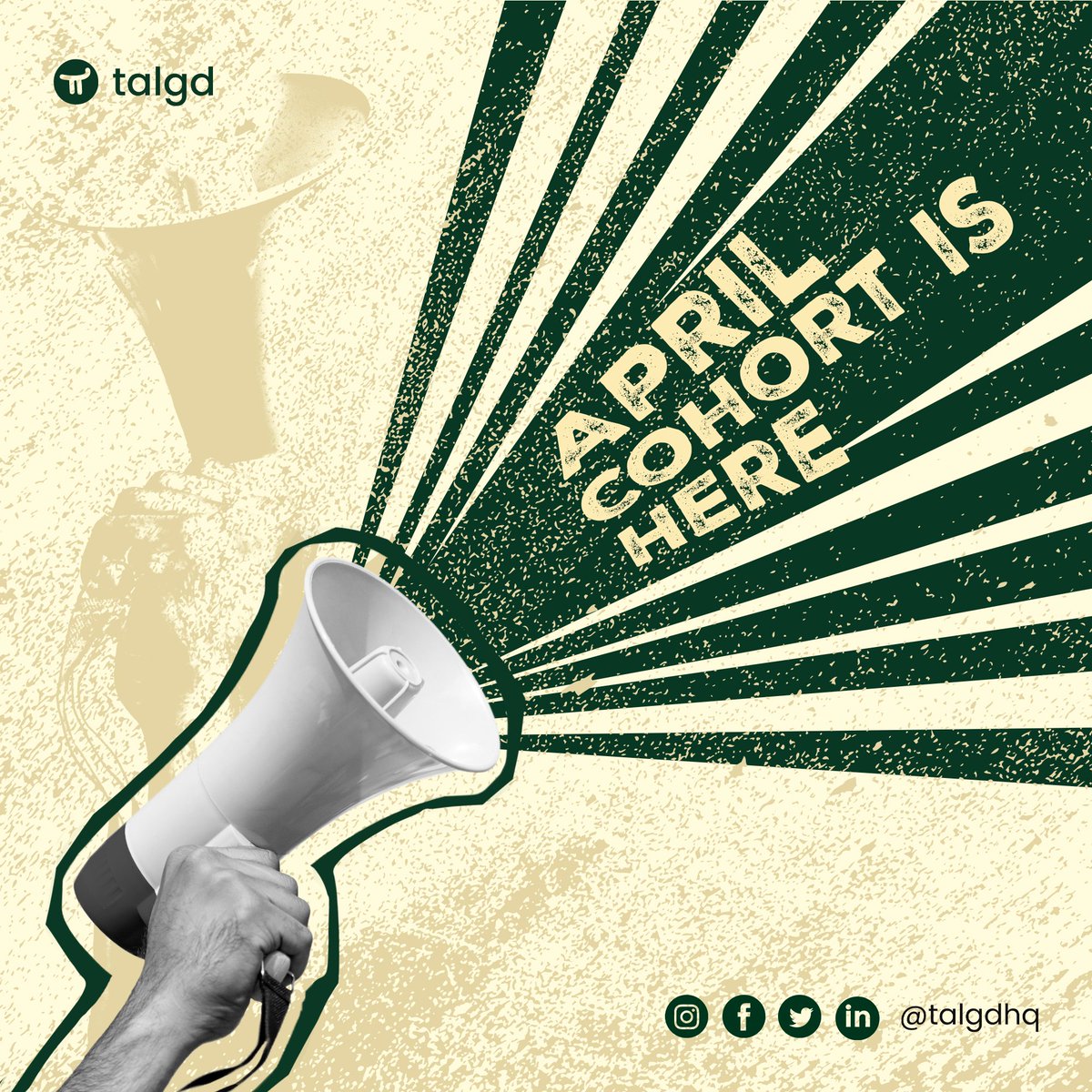Unlock your potential with our April cohort tech training!
Join us as we equip you with cutting-edge tech skills to help you succeed in the digital world.
#talgd #TechTraining #AprilCohort #UnlockYourPotential #DigitalSkills #TechEducation #edtech #insideosogbo #MondayMotivation