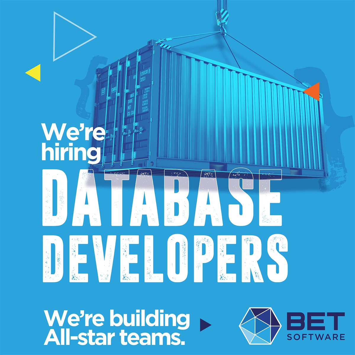 SoftwareBet's tweet image. Database Developers, we are on the lookout for talented individuals to join our All-Star Team. If you have a passion for creating efficient and effective databases we want to hear from you! Check out our careers page: betsoftware.com/job-listing/da… #DatabaseDeveloper #SQLDatabases #SQL