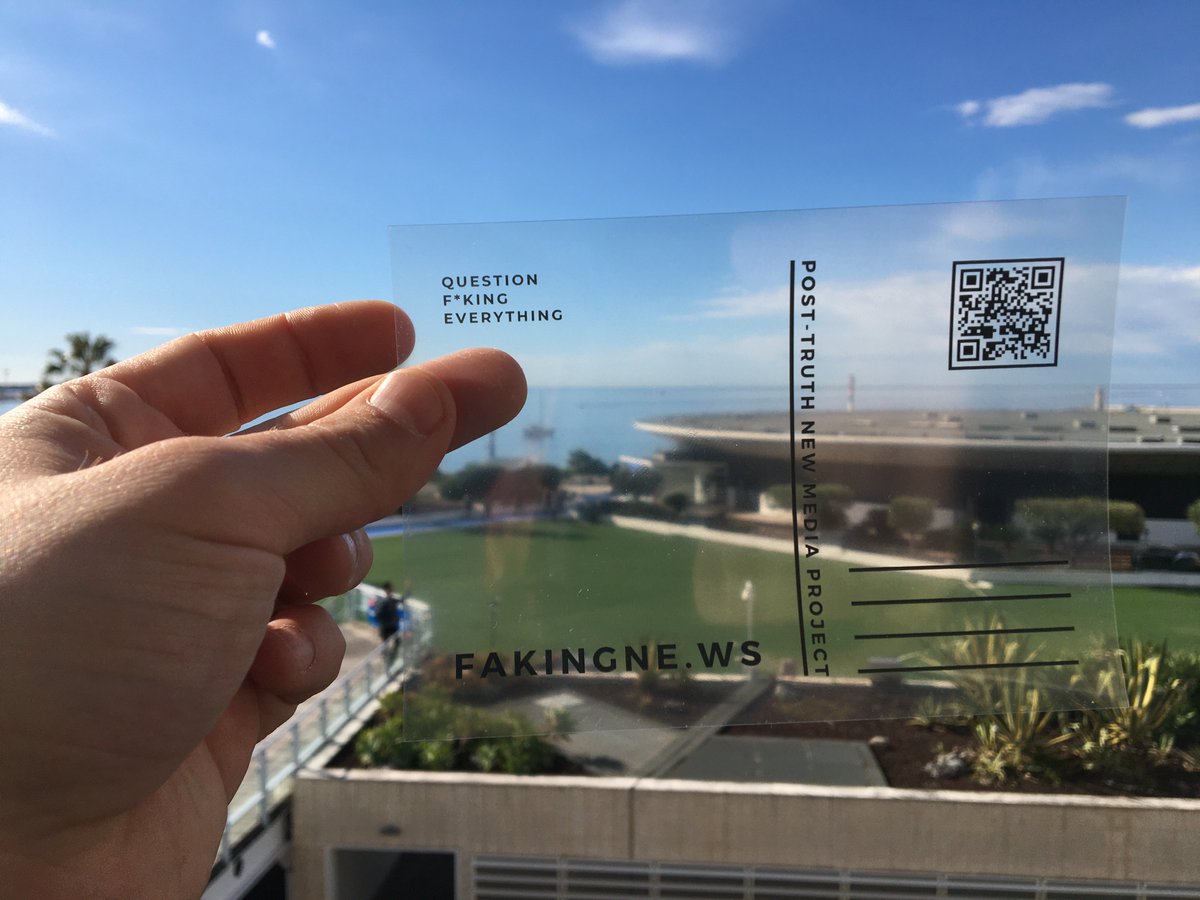 Queenside Pictures represents fakingNE.WS at #miptv2023 "The biggest week in Unscripted" #MIPTV

This groundbreaking <a href="/MediaFuturesEU/">MediaFutures</a> initiative maps the journeys of media professionals, artists, and everyday people whose lives have been affected by fake news.