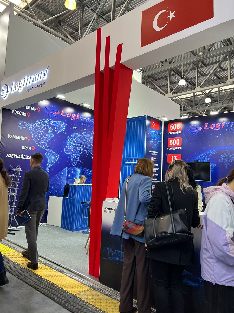 logitrans_tr's tweet photo. TransRussia Fuarı'nda ilk günümüz !
Sizleri misafir etmek ve yeni iş fırsatlarını görüşmek üzere standımıza bekliyor olacağız.
#Logitrans #TransRussia https://t.co/GeAPh6WNwh