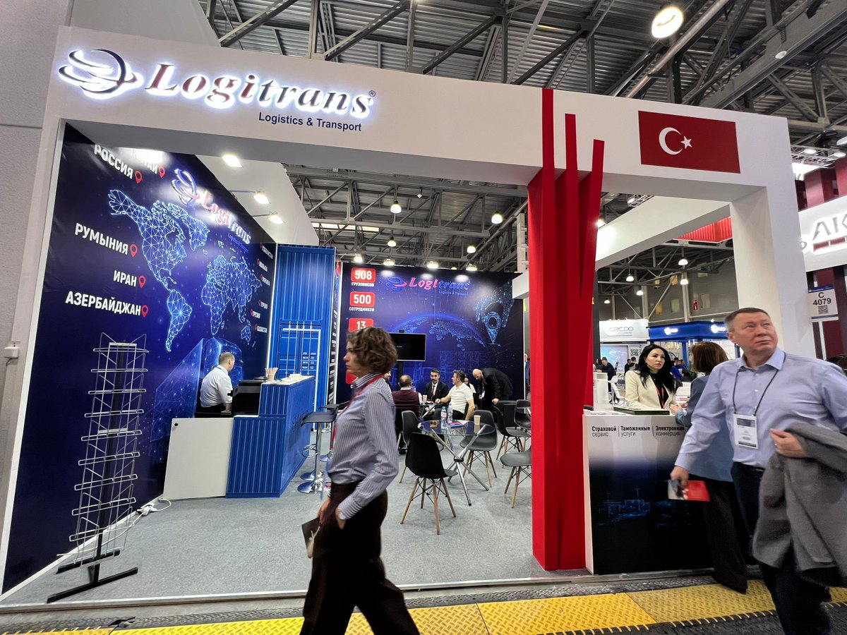 logitrans_tr's tweet photo. TransRussia Fuarı'nda ilk günümüz !
Sizleri misafir etmek ve yeni iş fırsatlarını görüşmek üzere standımıza bekliyor olacağız.
#Logitrans #TransRussia https://t.co/GeAPh6WNwh
