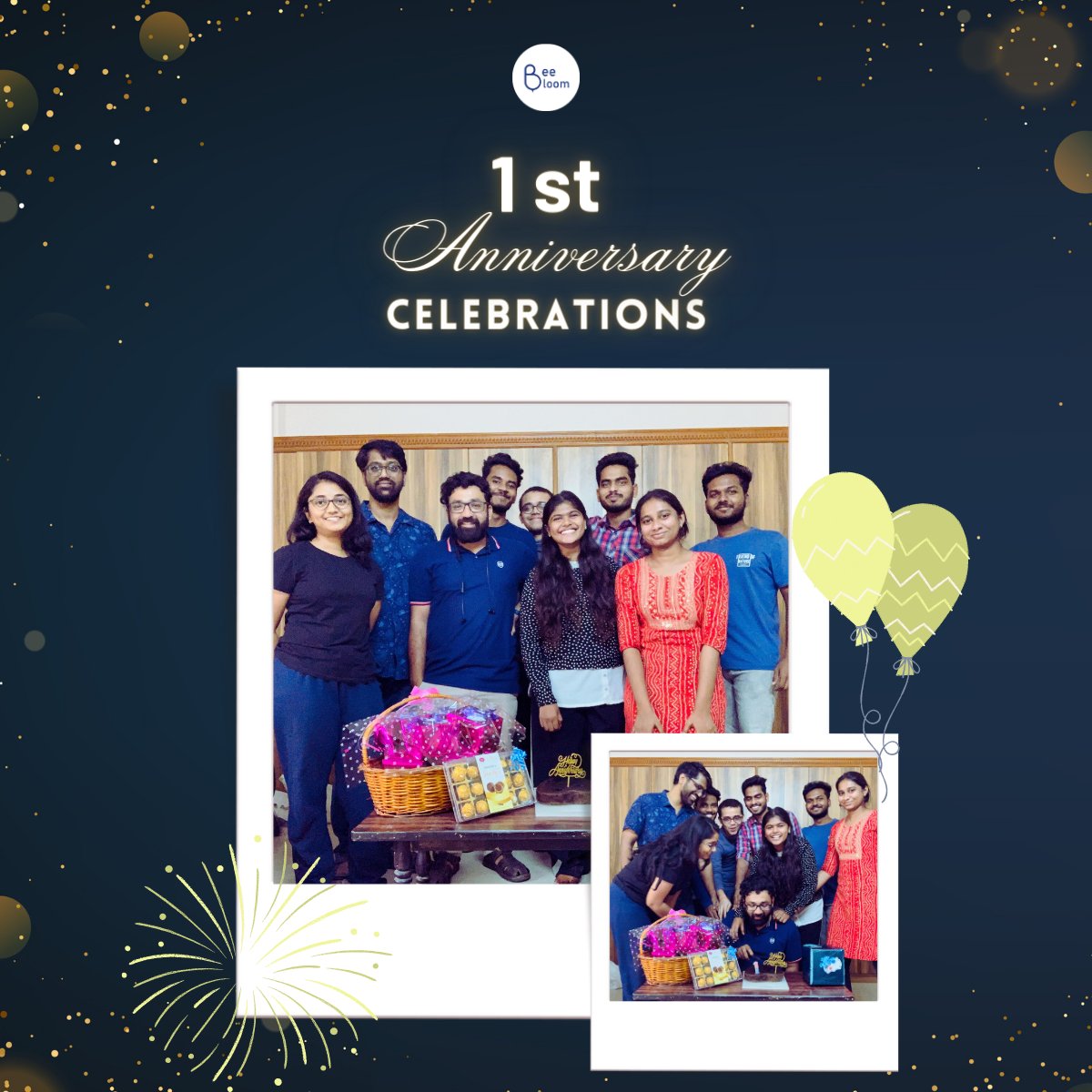 Bee__Bloom's tweet photo. Behind the celebration of our 1st anniversary😊

#celebration #1yearanniversary #learning #movingforwardtogether #moretocome #health #healthyhabits #motivationmonday https://t.co/8mbbtfwa4W