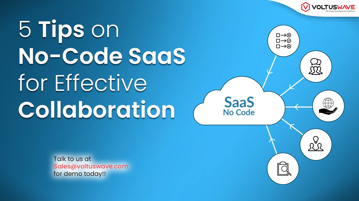 VoltusWave's tweet photo. Check out our latest blog post on 5 Tips for Effective Collaboration on No-Code SaaS Platforms:
https://t.co/4i1QLnFhud

Contact us at sales@voltuswave.com for a free demo.

#NoCode #SaaS #Collaboration #VoltusWave https://t.co/TKfgGcNeao