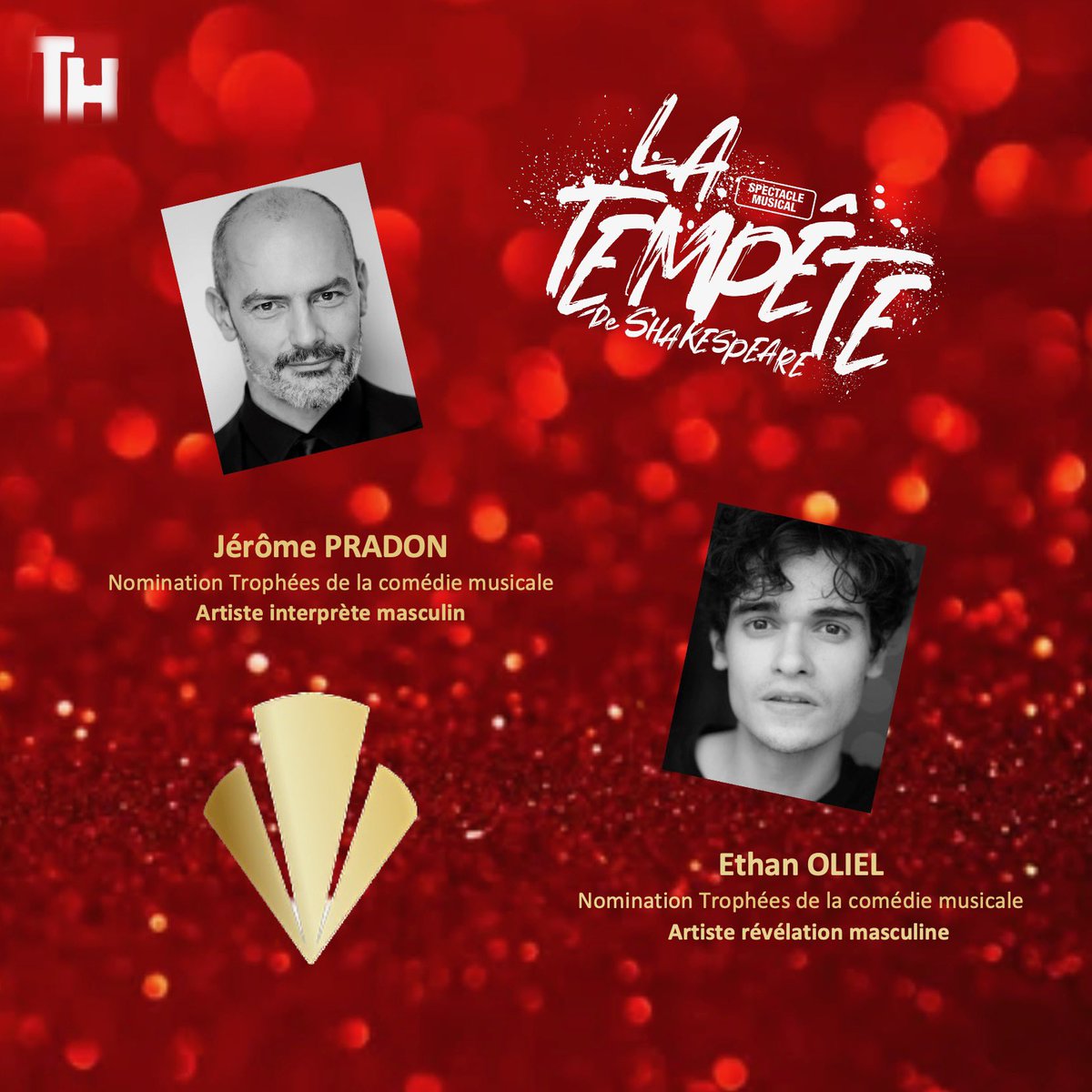 theatrehuchette's tweet photo. Heureux et fiers de ces 2 nominations aux Trophées de la comédie musicale !Un immense bravo à @jeromepradon  et @ethanoliel , sans oublier leurs partenaires Marion Preité, Juliette Marcaillou et toute l’équipe créative qui ont magnifiquement donné à entendre le grand Will ! 🤞 https://t.co/CEeYKUdgQh