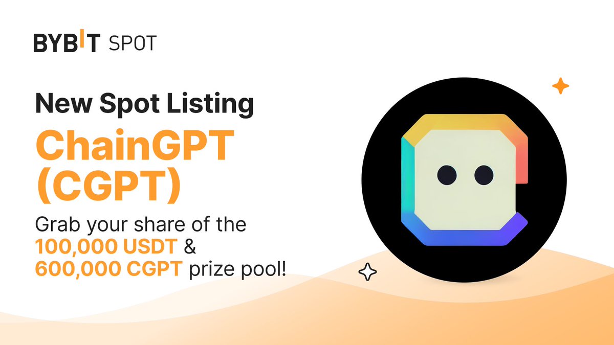 Bybit_Official's tweet photo. 📣 Calling all Bybit users: #CGPT staking event is live!

You can deposit, buy or stake to win the grand prize pool of 100,000 USDT and 600,000 CGPT!

Check it out: https://t.co/vsw3BCgcEy

$CGPT is also available to trade via Spot Grid Bot!

#TheCryptoArk #BybitSpot #Watch2Earn https://t.co/fdQfujCgwk