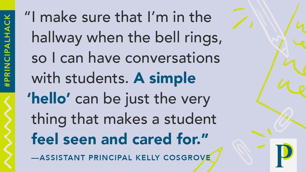 PrincipalProj's tweet photo. Here's to the ways you make every student feel seen.
(#PrincipalHack inspiration via AP @itsAPCosgrove) https://t.co/kNLT1DXI3J