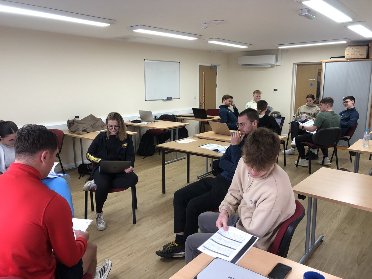 Our @stride_active @RiversideQuals PE Apprentices are planning for their End Point Assessment. This morning we’ve used ‘Think-pair-share’ to consider answers for the Work Based Observation.