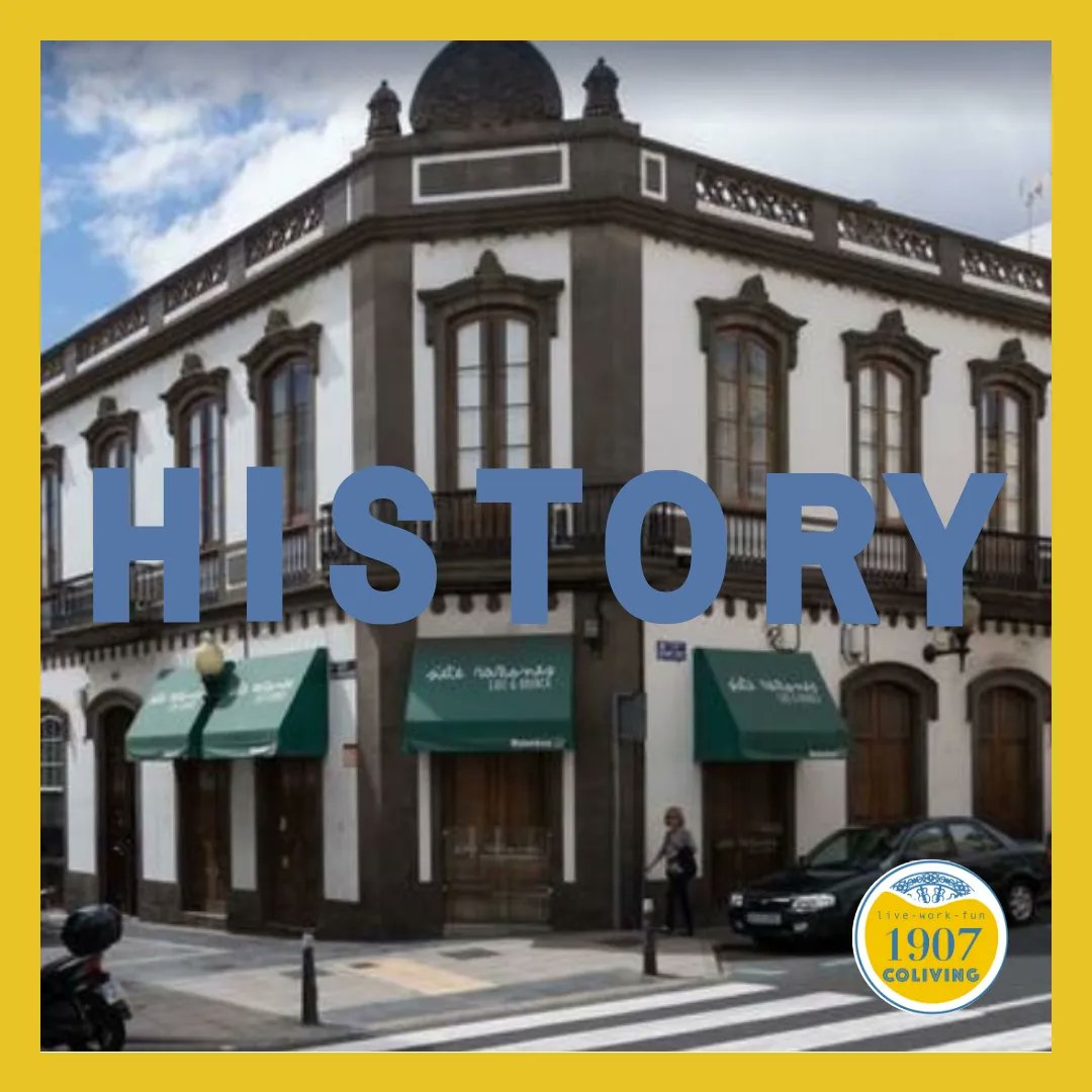 Do you know the history about the house where Coliving 1907 is located?

coliving1907.com/en/history/

#Coliving1907 #coliving #remotework #flexibleworking #remoteworkers #remoteworking #remoteworkout #remoteworkerlife #nomadlife #digitalwork #digitalnomad #laspalmasdegrancanaria