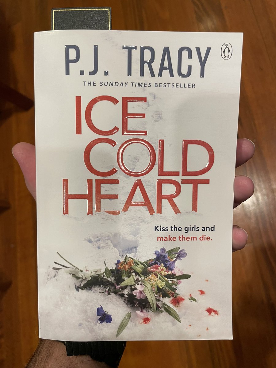 TigerTex1's tweet photo. Week 16 Book 21 of my #2023Reads journey. It’s the tenth and (to date) final book in the #Monkeewrench series by #PJTracy, #IceColdHeart. https://t.co/yah7F3rzlS