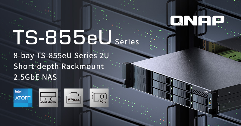 📢📢📢#QNAP presenta la nuova serie #NAS TS-855eU con montaggio a rack a profondità ridotta, progettata per implementazioni IT compatte e per un uso più efficiente dello spazio 📍qnap.com/it-it/news/202…
#aziende #storage #backup #dataprotection #PMI