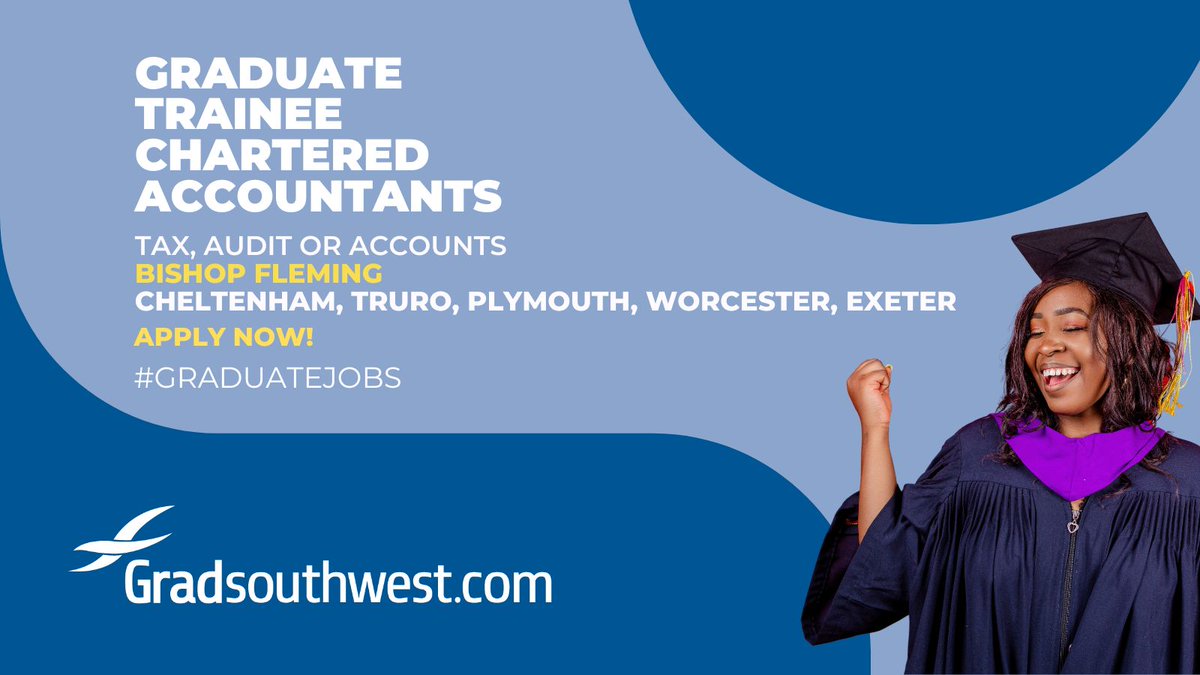 GradSWJobs's tweet photo. Want a career in accountancy that sets you apart?Train with @BishopFlemingUK!

👉 https://t.co/ulTeoR8yaT

#graduatejobs #ACA #charteredaccountant #accountancytraining #graduates #accountancyjobs https://t.co/pYudwIaqwR