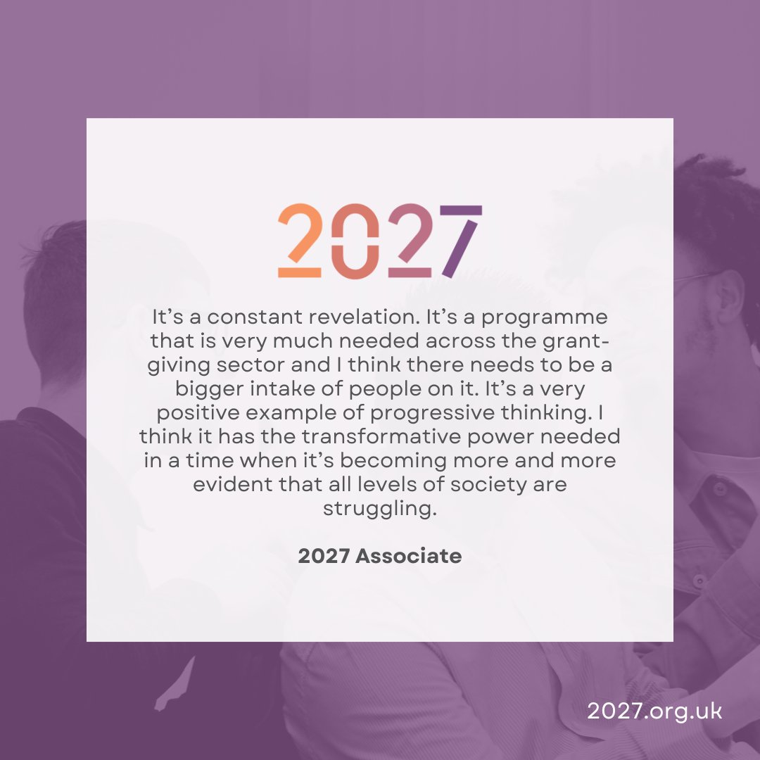 2027 Associates Programme tweet media