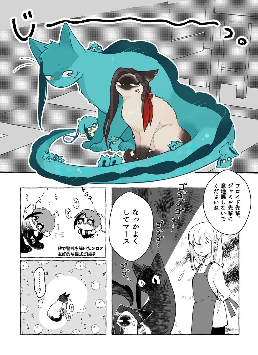 🐈🦈🐍
※猫チャン化注意

#twstプラス https://t.co/WBrOxpdqQF