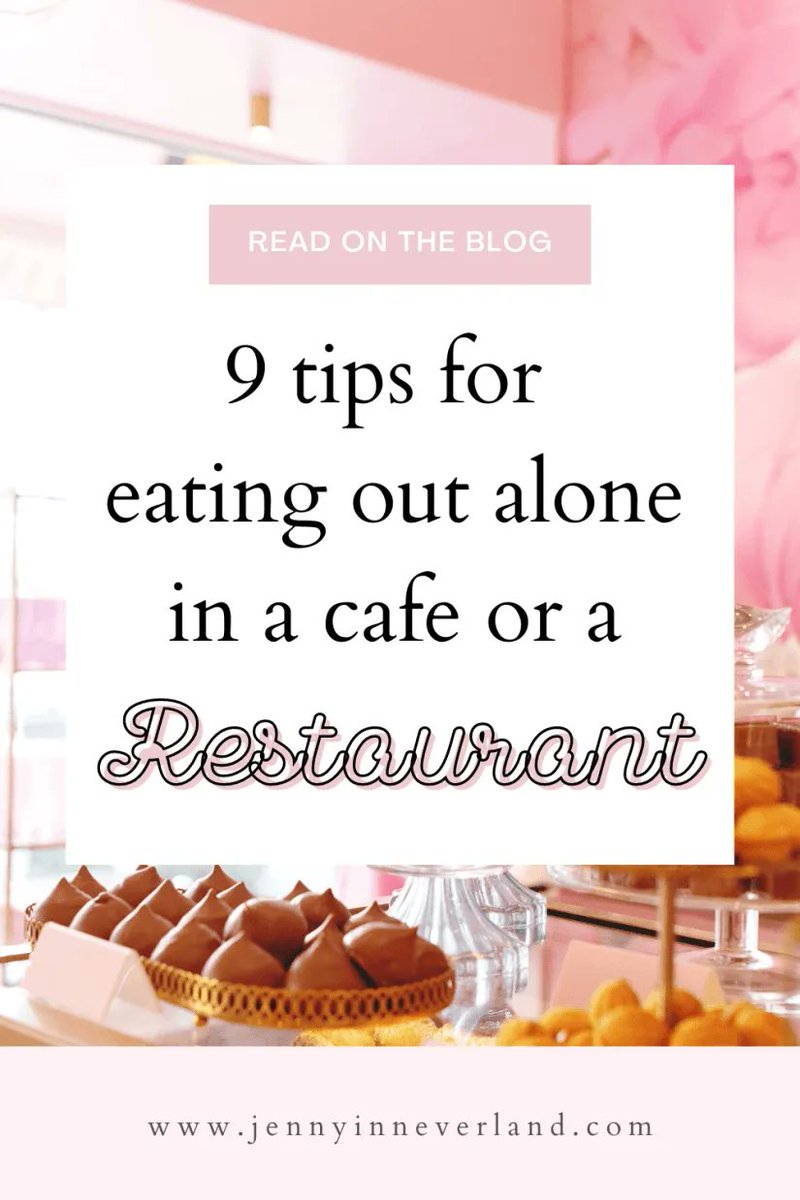 jennymarston_xo's tweet photo. NEW ON THE BLOG ~ 9 Tips For Dining Solo at a Cafe or Restaurant ☕️🍰

https://t.co/NwbaCdEH6Q

@LovingBlogs @RTBlogRoyalty #blogdreamsrt #lbloggers #bloggerstribe #TheBlogNetwork @bloggernation #theclqrt @_TeamBlogger #TeamBlogger #worldbloggersrt #mentalhealth https://t.co/PWJhQjHDBm