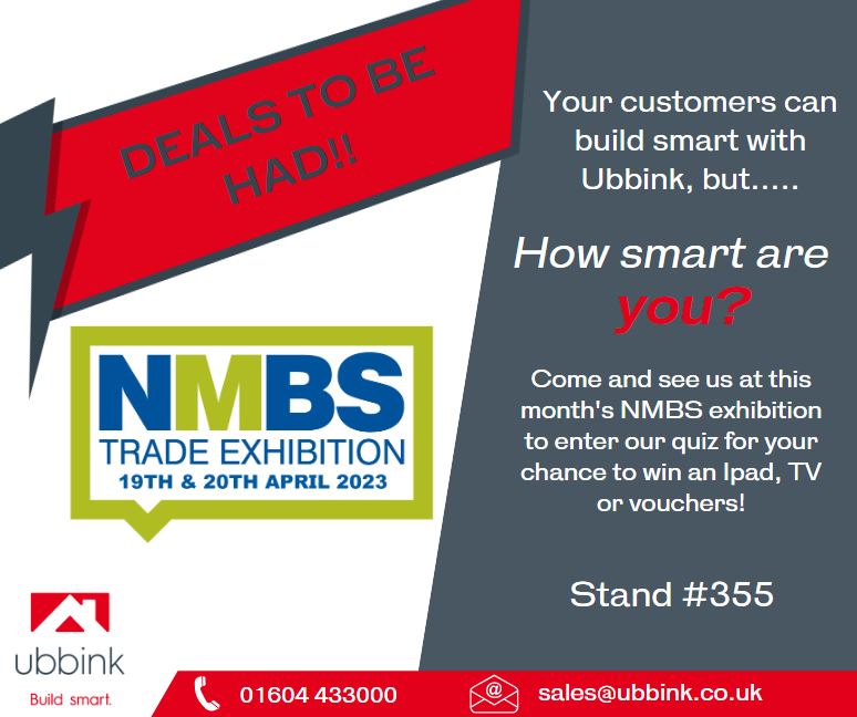 Ubbinkuk's tweet photo. How smart are YOU?

We will be on stand 355 to discuss all things #roofing &amp; #ventilation, and you can win big prizes!

Register for free https://t.co/zTrEvqH4Jw

#Ubbink #Competition #Prizes #Tradeexhibition #seeyousoon https://t.co/yEvOdahV28