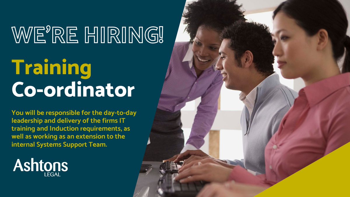 ⭐WE'RE RECRUITING⭐ We're #recruiting a Training Coordinator to provide training and day-to-day leadership of our IT systems as well as conduct induction programmes. Find out more and apply now ➡️ ow.ly/wEW250Ntx1w #recruitment #jobs #vacancies #norfolk #suffolk #cambridge
