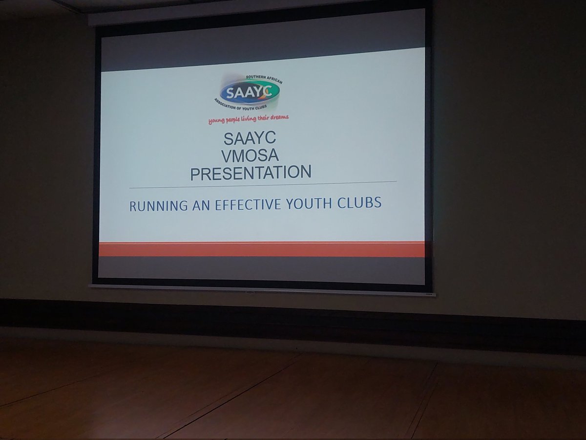 SAAYC1's tweet photo. [RUNNING AN EFFECTIVE ORGANISATION TRAINING - CLUSTER 2023]
 
SAAYC is hosting young leaders from Mpumalanga, Gauteng, Limpopo, Free State and North West.

We commence today's session by unpacking the module VMOSA.

#VMOSA
#SAAYCClusterTraining
#RunningAnEffectiveOrganization https://t.co/c2YKYplxqF