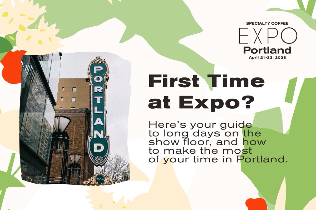 SpecialtyCoffee's tweet photo. 🙌 Hands up, who is headed to Portland for #CoffeeExpo2023 this week? If it's your first time visiting the Rose City, we've compiled a guide to the city and the show. Explore the guide on https://t.co/fmEo2JXdV3 https://t.co/SKjzgYDpqR