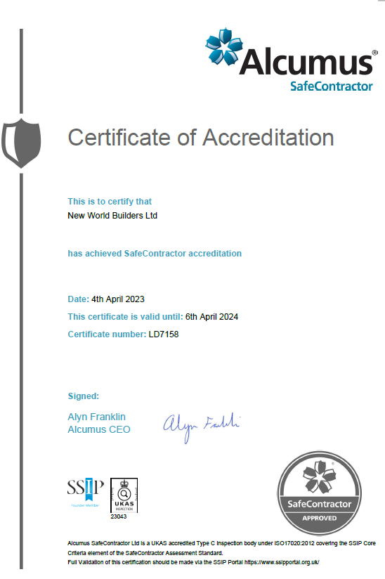 Nwb100's tweet photo. We have just been accredited as an approved safecontractor for another 12 months #safecontractor #construction #building #refurbishment #reactivemaintenance #Alcumus #build #projectmanagement #contractor https://t.co/nKptjkVcdU