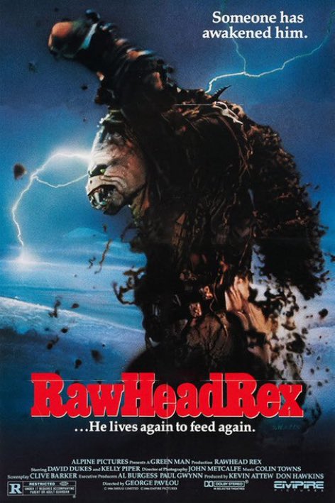 Happy 36th anniversary to Rawhead Rex, based on Clive Barker’s short story of the same name. Peter Mayhew, who played Chewbacca in the Star Wars Trilogy, was originally considered to play Rawhead Rex, but his fee was too much. https://t.co/sOJ6lbvQiB