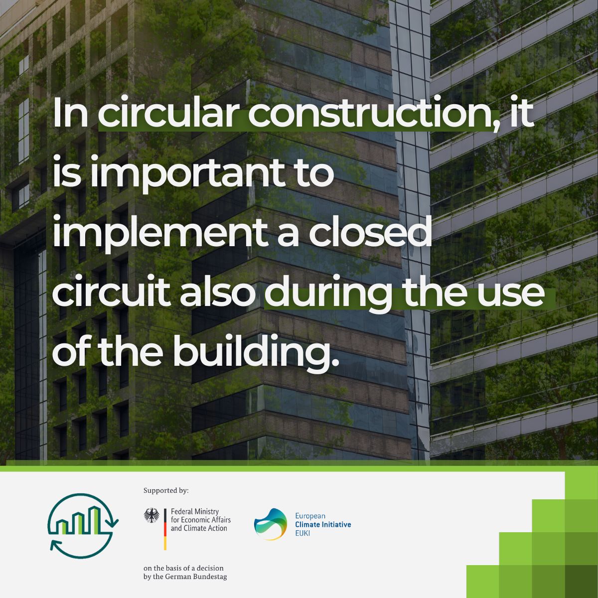 Green energy and heating: effective photovoltaic cells, windows producing electricity, heat pumps, but also entire heating and cooling installations based on RES

water recovery: Recycling of gray water from sinks and showers and recovery of rainwater