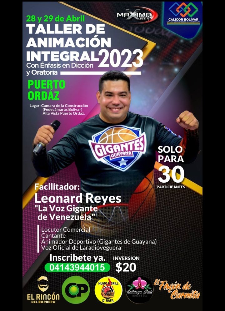 Les invito a mi Taller de Animación Integral... En Puerto Ordaz...