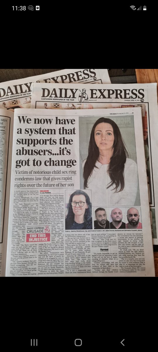 Myself and Sammy Woodhouse did this piece together in 2021 It's very relevant today The system supports abusers! #familycourt #cafcass @lizperkinsmedia @dailyexp