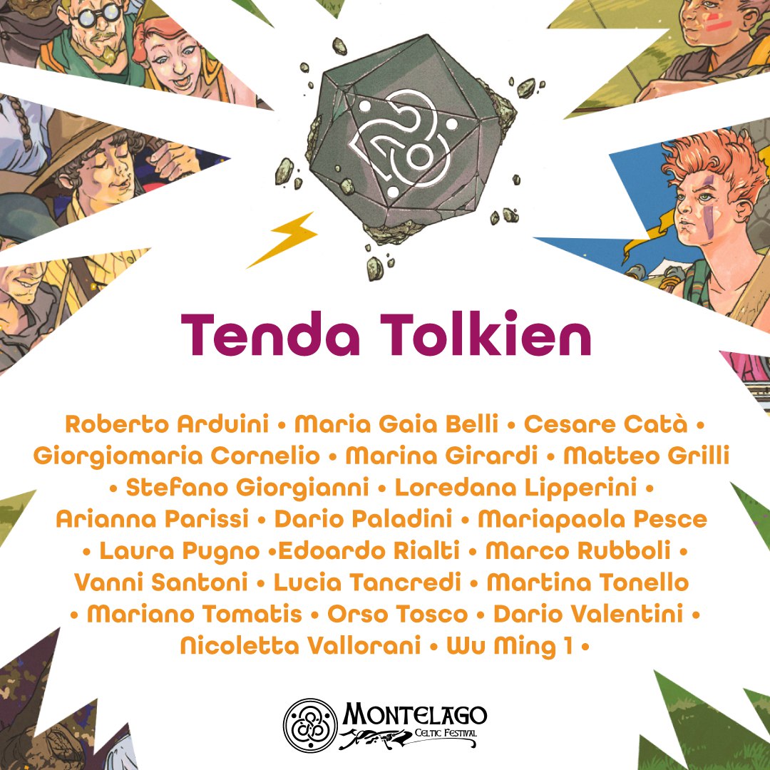 #montelagocelticfestival 2023, gli ospiti della Tenda Tolkien